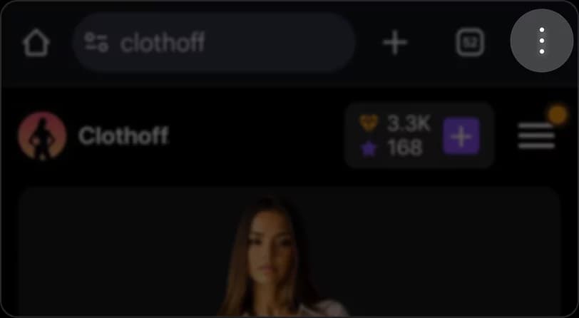 アンドロイド版Clothoff.infoアプリをダウンロード